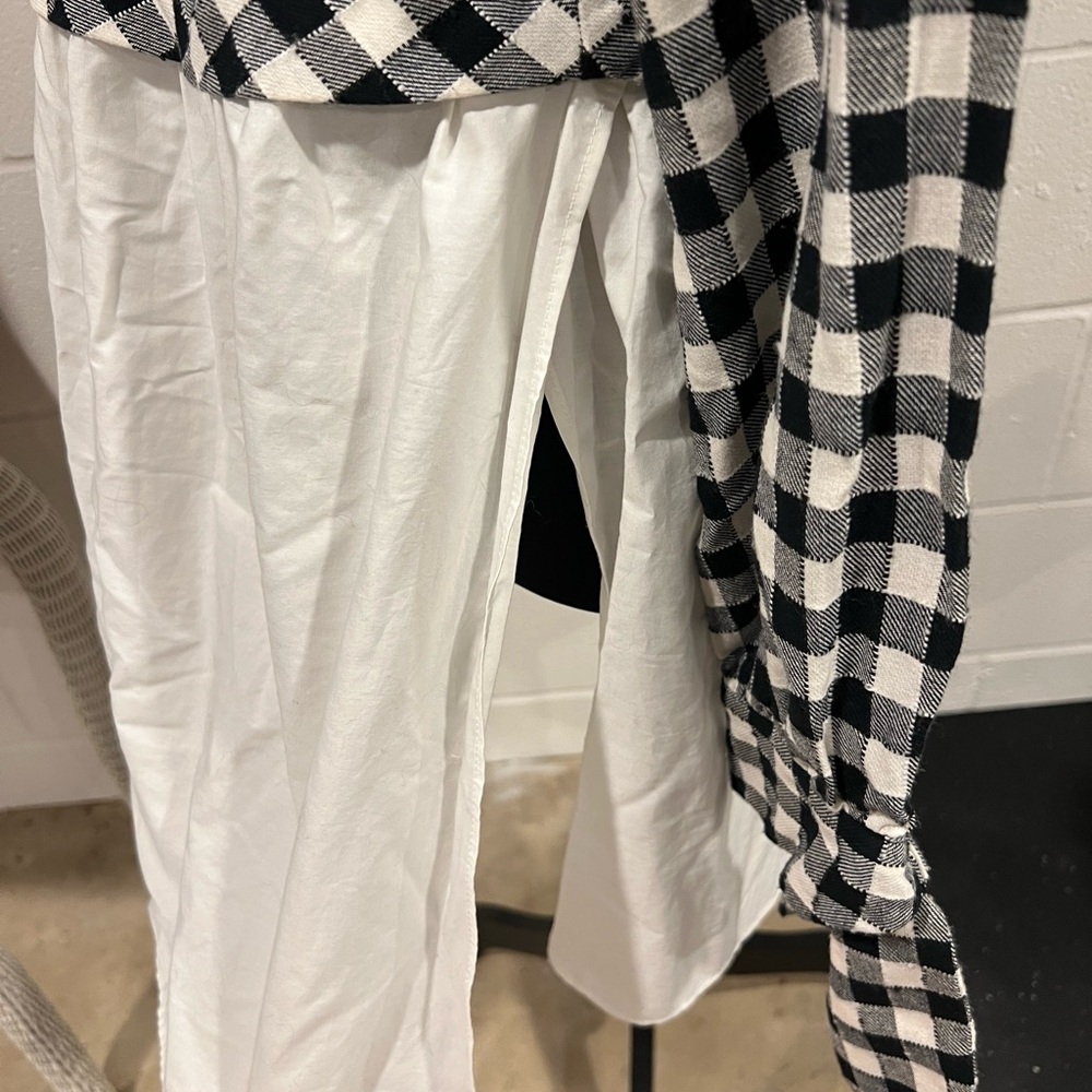 Zara Small Long Shirt – Slit Hem Casual Style - Picture 4 of 7